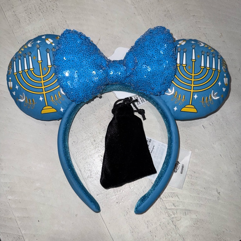 Disney Blue Sparkle Hanukkah Headband - Picture 5 of 5